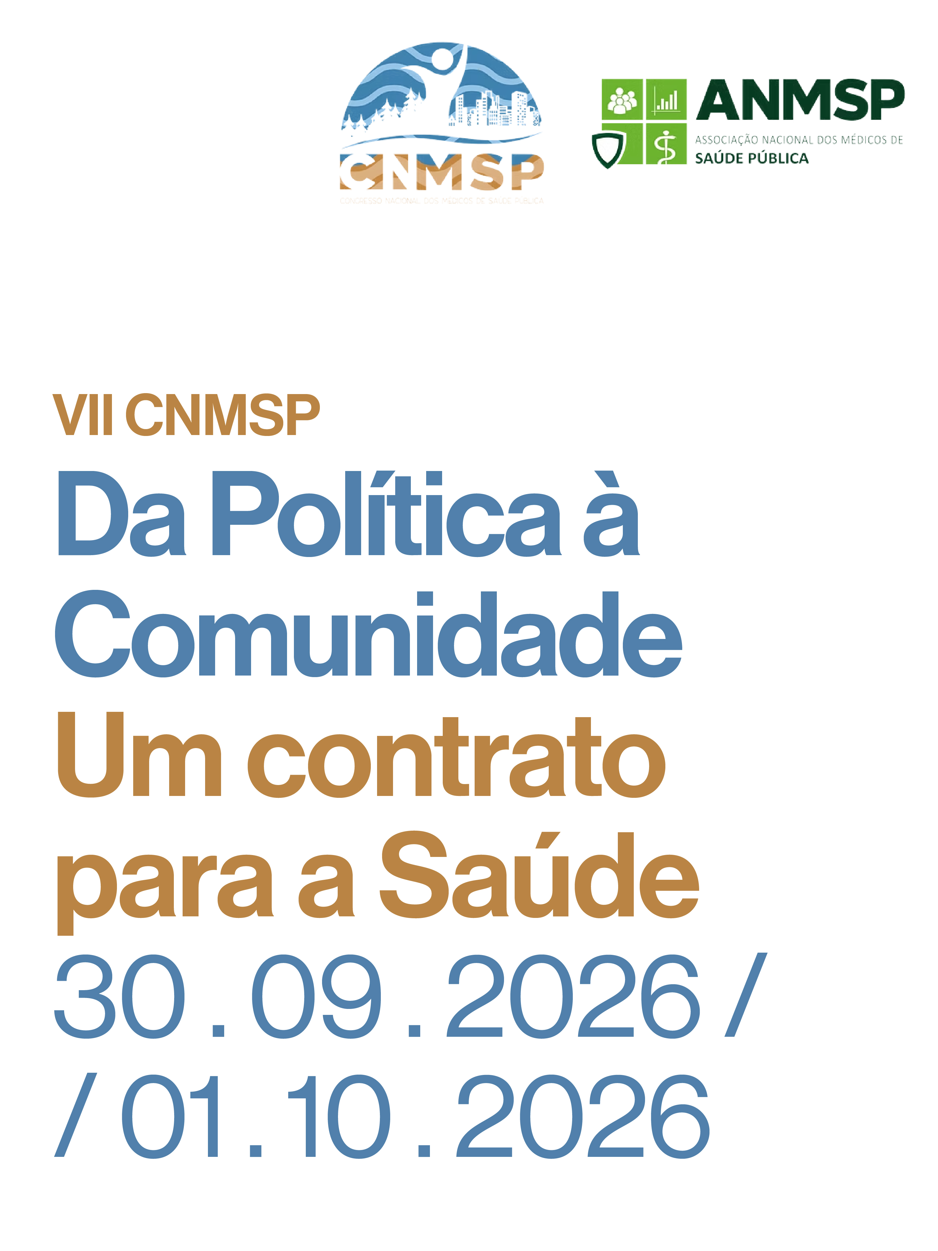 VII Congresso Nacional dos Médicos de Saúde Pública